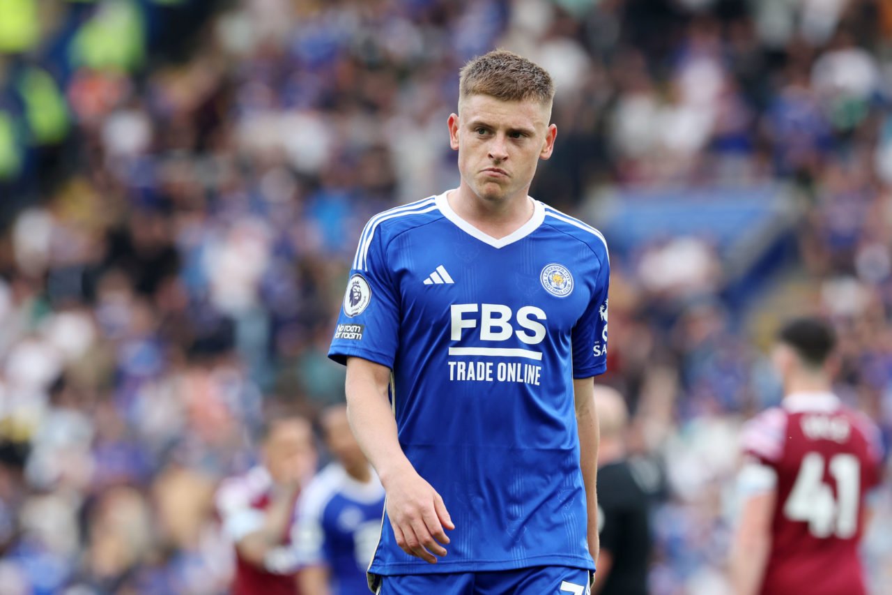 Harvey Barnes of Leicester City