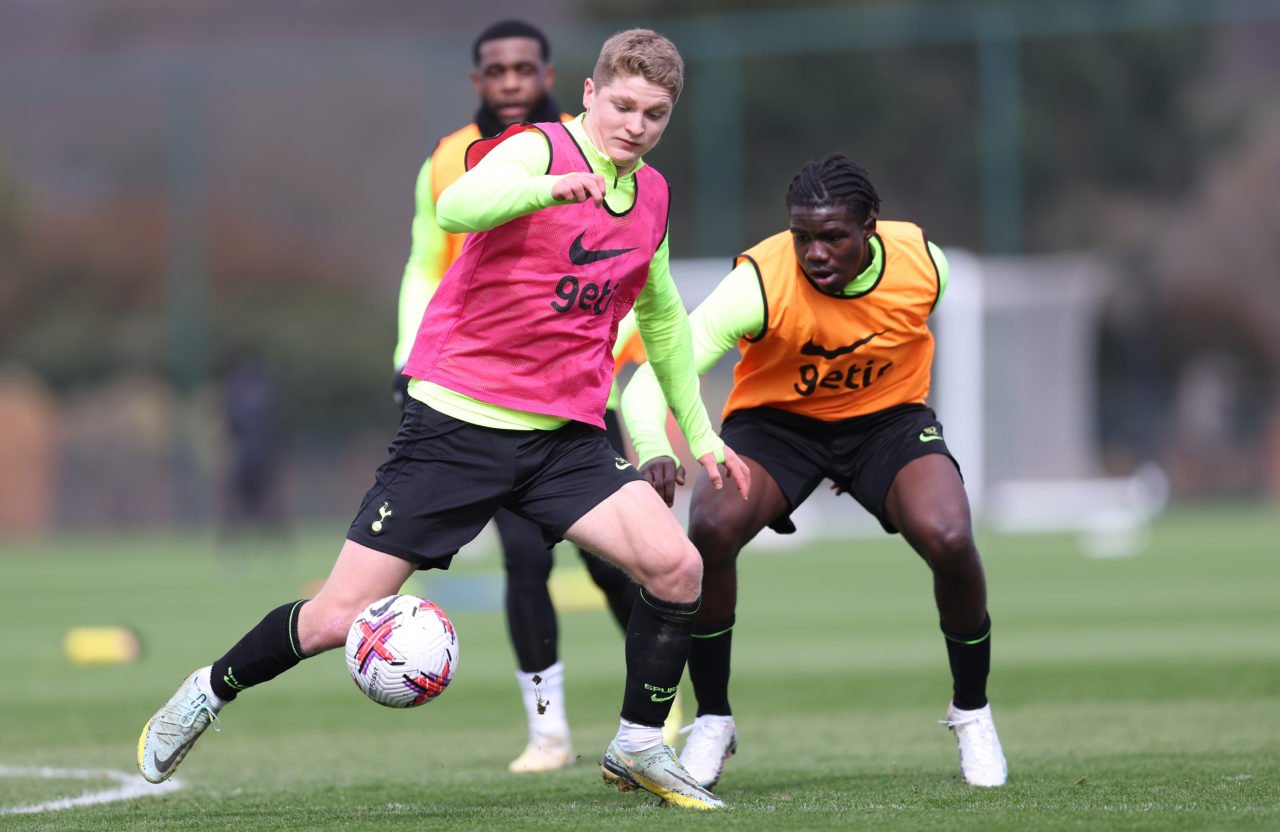 Matthew Craig during a training session