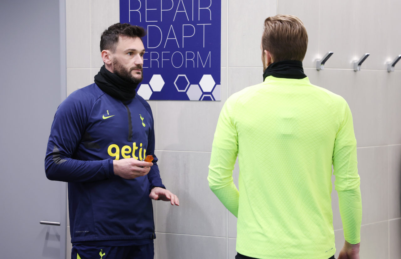 Hugo Lloris and Harry Kane talk