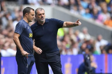 Chris Davies and Ange Postecoglou