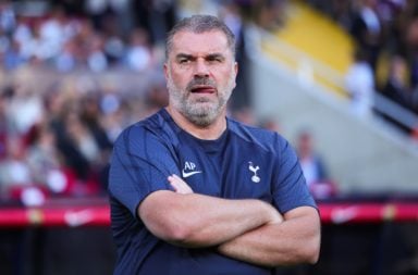 Ange Postecoglou looks on